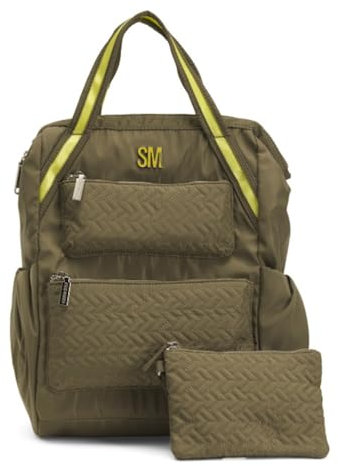 Steve Madden Damen BKORBYN Backpack (Olive), Oliv/Blatt für mich (Leaf It to Me), Einheitsgröße, Rucksack