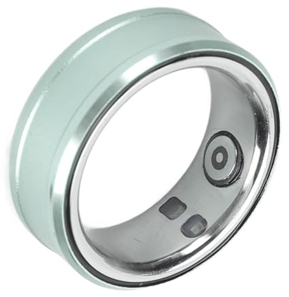 ASHATA Fitness-Smart-Ring, Gesundheits-Tracker-Ring Zur Überwachung von Fitness-Schrittzähler-Schlafdaten, APP-Steuerung, Kamera-Fernbedienung, IP68 Wasserdichter Smart-Ring für Männer