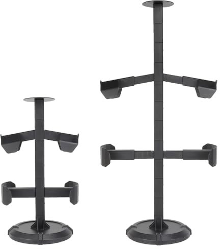 Gunyoo Support d'équipement Tactique Casque Gilet Ceinture Présentoir Support d'équipement Étagère de Magasin Organisateur réglable pour l'entraînement Militaire (Noir)