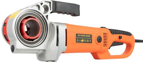 Filiera elettrica portatile, 2300 W, 50 Hz, 25 r/min per tubi elettrici con custodia, 6 matrici 1/2, 3/4, 1, 1-1/4, 1-1/2& 2