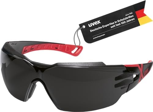 Uvex pheos cx2 - Schutzbrille geeignet für HPL/IPL-Haarentfernung - Augenschutz gegen Infrarot- & UV-Strahlung - metallfrei, Anti-Beschlag & kratzfest, getönt (IR-ex 5)