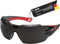 Uvex pheos cx2 - Schutzbrille geeignet für HPL/IPL-Haarentfernung - Augenschutz gegen Infrarot- & UV-Strahlung - metallfrei, Anti-Beschlag & kratzfest, getönt (IR-ex 5)