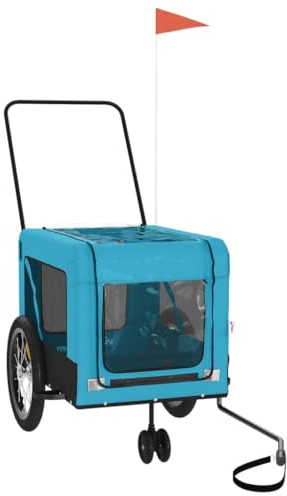 vidaXL Fahrradanhänger Hund Fahrradanhänger Hunde Radanhänger