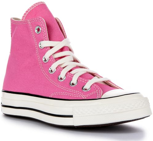 Converse Chuck 70 Hi Unisex Fashion Trainers in Pink - 4.5 UK