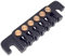 Eujgoov Guitar Guitar Bridge Roller Saddle pour Paul adapté aux Guitares à 6 Cordes (Black)