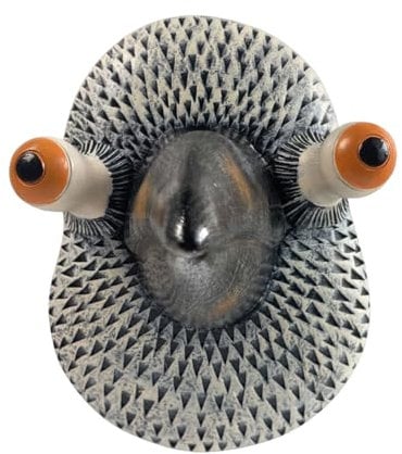 Sghtil Tierkopf Wand | Wanddekoration Vögel und Tiere, bunte Ornamente, Statuen aus Kunstharz, für Garten, Bauernhof und Geburtstag