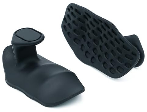 Anti Slip Gym-Grips Schwarz – Rutschfeste Griffpads zur Hornhautvermeidung bei Krafttraining, Klimmzügen, Hanteltraining – Ergonomische Griffe Alternative zu Fitnesshandschuhen – Unisex – inkl. Tasche