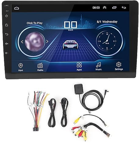 Xtevu MP5 Player, ricevitore per auto automobilistica, audio touchscreen 9 pollici, 2 lettore multimediale Bluetooth Din Bluetooth con WiFi, unità stereo MP5 in-sh (Nessuna fotocamera)