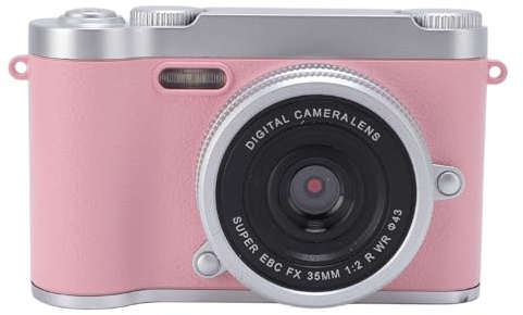 Pongnas 48MP Digitalkamera für Teenager Anfänger mit 2,4 -Zoll -HD -Bildschirm 8X Zoom Auto Focus für Fotografie -Reisepartys (PINK)