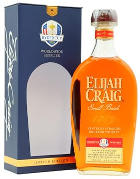 Elijah Craig - 2025 Ryder Cup Limited Edition Bourbon - Whiskey 70cl 47% ABV