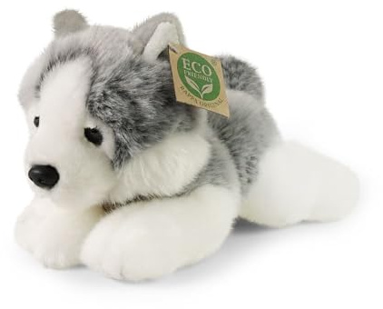 Rappa Plüsch Husky Kuscheltier 24 cm umweltfreundliches Spielzeug.