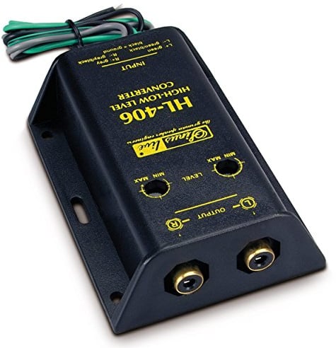 Sinuslive High/Low-Level-Converter - Lautsprecherkabel auf Cinch
