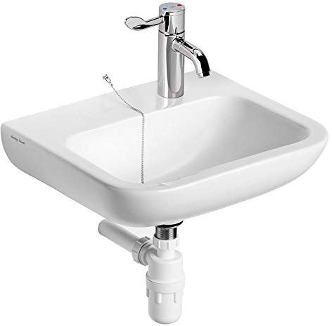 Armitage Shanks S225401 White Portman 21 500 mm Wall Mount Basin, 1 Right Hand tap Hole