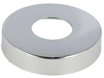 tecuro Hahnrosette 3/4 Zoll Messing verchromt Ø 27 x 67 mm x 13 mm langlebig edles Design