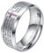 HIJONES Herren Edelstahl Bibel Verse Herr Gebet Kreuz Gott Ring Silber Größe 60
