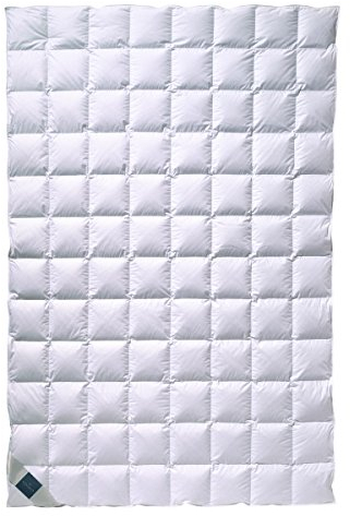 billerbeck Daunendecke | Nena | 155 x 220 cm | 100% Daunen | Optimale Wärme- und Feuchtigkeitsregulierung | Hausstaub-Allergiker geeignet | Sommerleicht