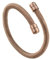 Breil Gioiello TJ2807 collezione NEW SNAKE, BRACCIALI da UOMO in ACCIAIO COLORATO colore ORO ROSA misura 22 con SENZA PIETRE
