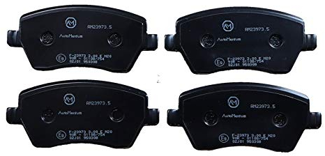 AutoMentum AM23973.5 Bremsbelagsatz 4-teilig für RENAULT CLIO III (BR0/1 CR0/1) 2005- Vorderachse und andere Fahrzeuge
