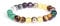 REBUYUK Money Magnet Bracelet Multi-Gemstone : Pyrite, Green Aventurine, Citrine, Hematite, Clear Quartz, & Tiger Eye Money Magnet Crystal Bracelet for Wealth Income for Men and Women