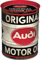 Nostalgic-Art Retro Spardose, 600 ml, Audi – Original Motor Oil – Geschenk-Idee für Audi-Zubehör Fans, Original Lizenzprodukt (OLP), Sparschwein aus Metall, Vintage Blech-Sparbüchse
