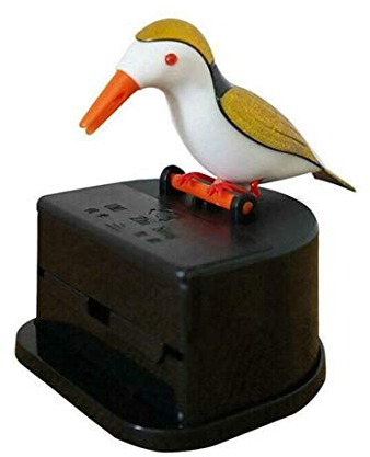 Zahnstocherhalter Spender, automatische Vogel Zahnstocher Box, süße Vogel Specht Zahnstocher Spender Tisch Zahnstocher Box Fall Lagerung