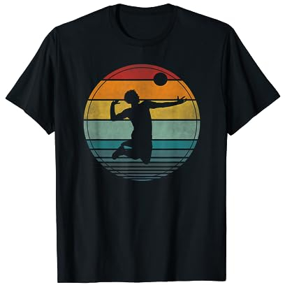 Volleyball Kleidung Herren Mann Beachvolleyballer T-Shirt T-Shirt