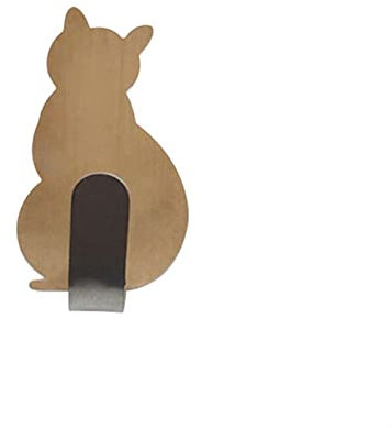 caihuashopping Hakenleiste 2 stücke Selbstklebende Haken Katze Muster Lagerhalter for Badezimmer Küchenaufhänger Stick auf Wandbehang Tür Kleidung Handtuchständer kleiderhaken (Color : A)