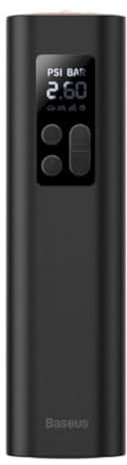 Baseus Car Tool Super Mini Inflator Tyre Pump 15sec Fast Inflation, 4 Tires in 25 Minutes, Black (CRCQ000001)