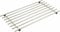 tradefirst Rectangular Lamplig Trivet Stainless Steel worktop protector, Heat Rack Kitchen, Large Trivets for Hot Pans, Hot Trays & Plates Stand (Chrome)