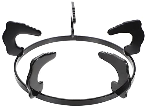 SHERCHPRY Wok Racks Anillo de hierro fundido Wok: Anillo de soporte para wok, quemador de gas, rejilla de estufa, soporte de estufa de gas, anillo de soporte para cocina, wok, olla de leche, sartén,