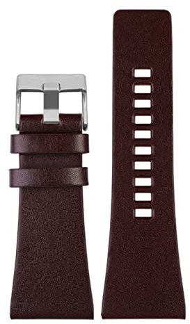 Echtes Lederarmband 22mm 24mm 26mm 28mm 30mm 32mm 34mm Uhrenarmband Herrenuhr Zubehör, 34mm