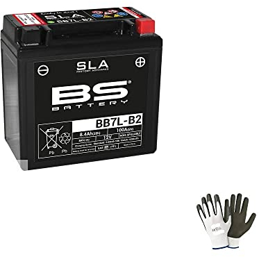 Kompatibel mit MBK Skyliner DT 125 von 1998 bis 2000, Batterie bereits einbaufertig BS BB7L-B2 (FA) SLA geladen, versiegelt, 12 Volt 8,4 Ah CCA (A): 100, 135 x 75 x 133 mm