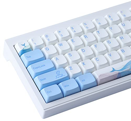 PBT Keycaps 137 keys Custom XDA Keycaps Set Dye-Sublimation Cute Keycaps for Cherry MX Switches ANSI Layout Mechanical Gaming Keyboards