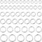 ALEXCRAFT 925 Sterling Silver Open Jump Rings for Jewelry Making, 60Pcs 4 5 6 8 10 mm Jump Rings Sterling Silver Split Rings Open Rings Small Jump Ring for Necklace Bracelet Chain Link Connect Craft