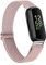 Elastische Nylonbänder, kompatibel mit Fitbit Inspire 3, Armband für Damen und Herren, weich, verstellbar, dehnbar, Sportbänder, Ersatzarmband für Fitbit Inspire 3 Fitness-Tracker (Rose)