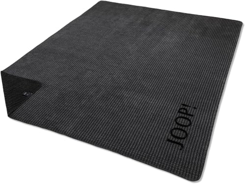 Joop! Wohndecke Woven Baumwollmischung schwarz Größe 150x200 cm