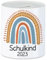 Hey!Print Schulkind 2023 Spardose Einschulungsgeschenk Grundschule 1. Klasse Schulstart Wasserfarben Regenbogen