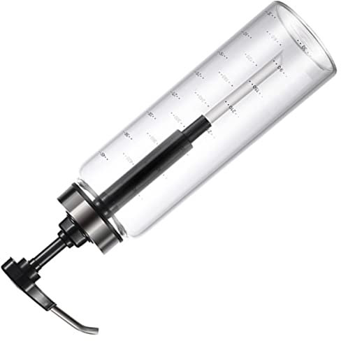 Pressa bottiglia di miele Sciroppo for caffè Bottiglie di salsa in vetro Contenitore trasparente Pressa contenitore for salsa Bottiglia da spremere Bottiglia con dispenser for marmellata Bottiglia for
