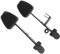 Limtula 2 x Brems-Drosselklappenpedale, Auto-Pedal, rutschfeste Fußstütze, Gas-Bremspedal für Go-Kart, UTV-ATV, Zubehör, Bremse und Pedal für Go-Kart-Eisen-Pedal für ATV-Pedal, Kart-Fuß