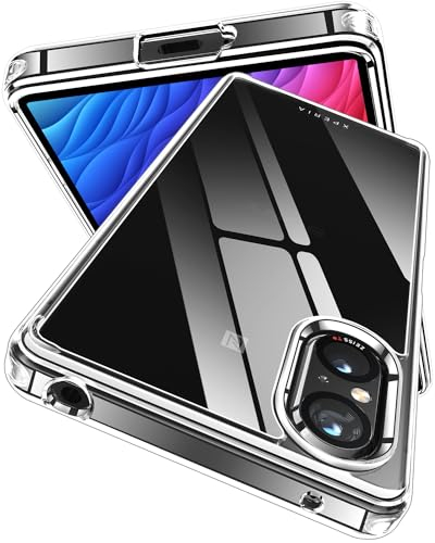 Vinffy Crystal Clear Hülle für Sony Xperia 5 V, Stoßfeste Kratzfeste Schutzhülle Transparent Case Dünne Handyhülle Sony Xperia 5V – Durchsichtig