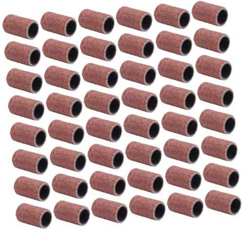 Housoutil Nail Drill Bit Sanding Bands 300 Pcs Electric File Ceramics Grit Bands Nail Machine