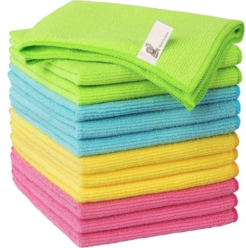 SWISSPACK 100 PCS Microfibre Cloths Multipack 30 X 30 CMS