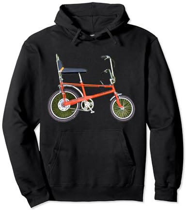 Mk 1 Raleigh Chopper Orange 1970s Retro Vintage Bike Pullover Hoodie
