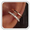 Aneneiceera Boho Crystal Ear Cuff Earrings Double Layer Cuff Wrap Earring Cz Cartilage Cuff Earring Rhinestone No Pierced Earrings Jewelry for Women