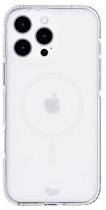 tech21 EvoClear - Custodia protettiva per iPhone 16 Pro Max, compatibile con MagSafe, colore: Trasparente