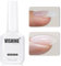 Vishine Builder Gel For Nails, 8-in-1 Milky White Gel Polish Rubber Base For Nail Thickening, LED Nail Lamp Cured Nail Strengthener Extension Color Base Gel in A Bottle E050