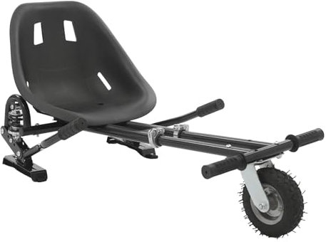 Hoverboard Sitz, 45x50cm Verstellbarer Balancing Scooter Sitz, Balancing Scooter Sitzbefestigung Zubehör, Sitzbefestigung passend für 6,5-10 Zoll Balancing Scooter (Schwarz, Rot)