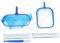 BCOATH 1Ensemble Épuisette de Nettoyage de Tige Aluminium Kit de Épuisette Profonde Épuisette Sections de Tige Outil Pratique