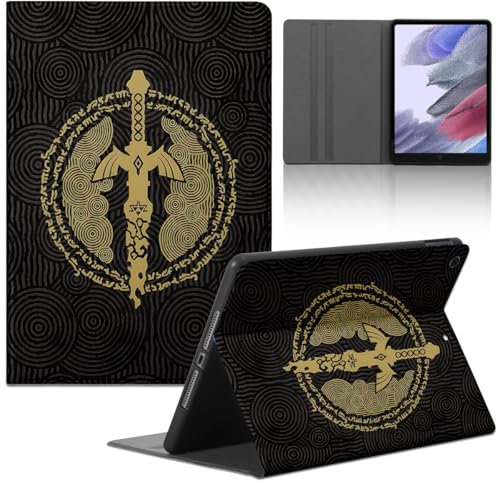 Tablet Coque pour Xiaomi Pad 5/Mi Pad 5 Pro 11 2021 11'', Animé Aesthetic The Legend of Zelda Manga Motif Housse de Anti-Collision Protection en Cuir PU Flip avec Fonction Support Anti TPU