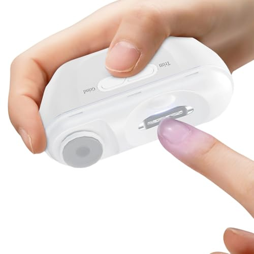 Nexusectar Elektrischer Nagelknipser, leise, elektrischer Nagelknipser, für junge Erwachsene und ältere Menschen, für Reisen und Transport